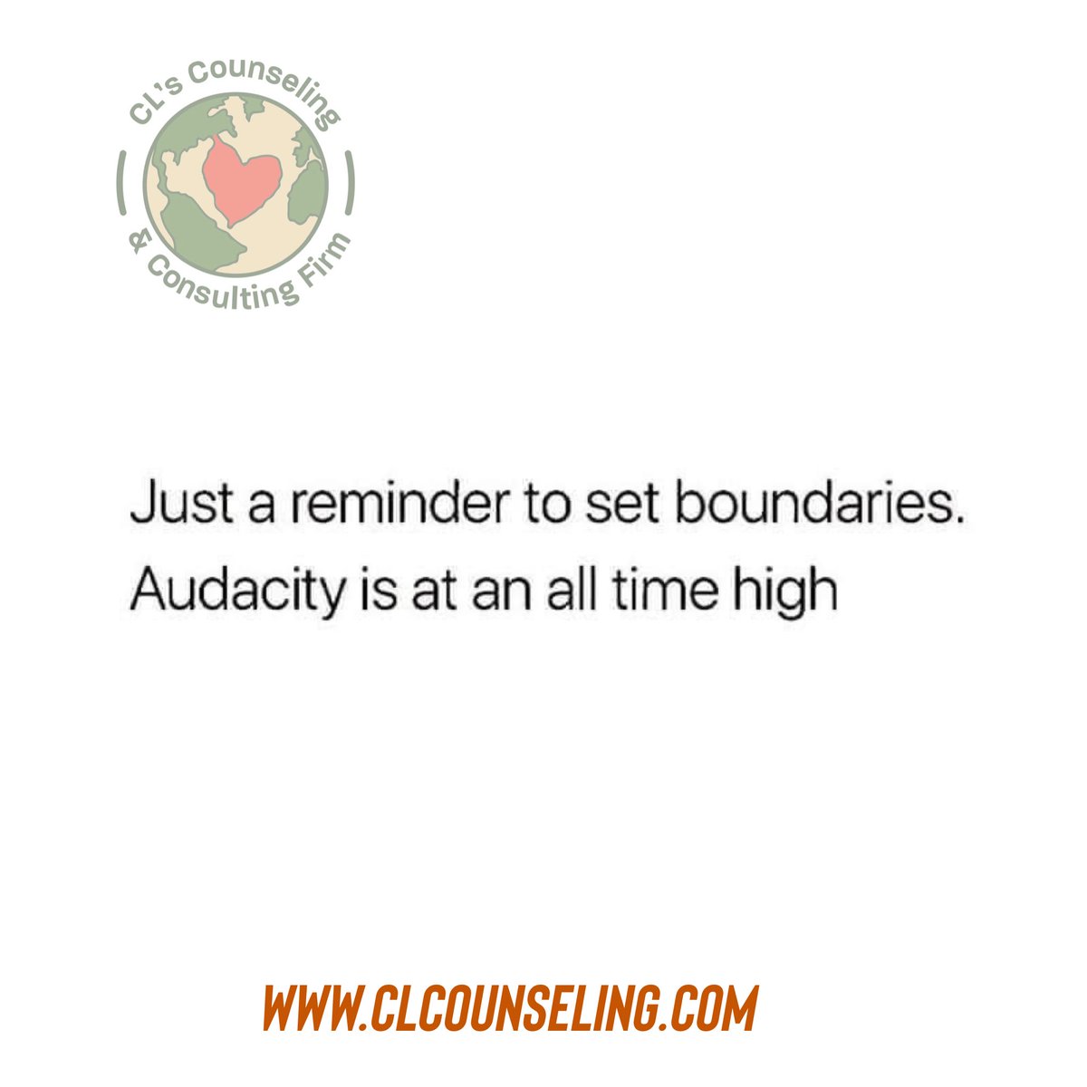 clschatspot's tweet photo. BOUNDARIESSSSS! Please set them! CHOOSE YOU! #mentalhealthawareness #positivity #fyp #boundaries #peace #emdr #sobriety #anxiety #trauma https://t.co/PE5PNL9oW0