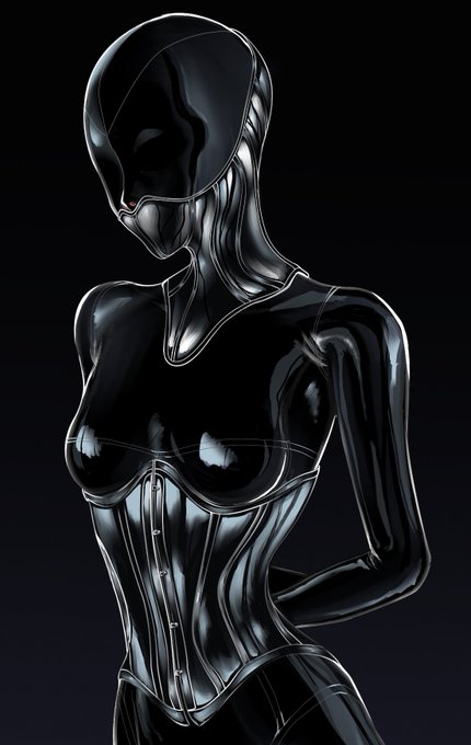 昼休み作業進捗!
コルセットとネックコルセット追加。
この後ハーネス足します☺️

結局拘束具でゴテゴテになってきたw 