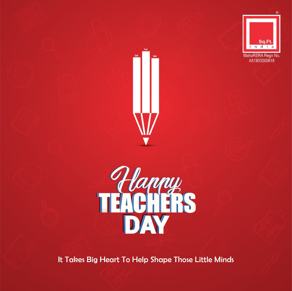 SQUAREFEET26's tweet photo. Team SQUAREFEET-INDIA wishes everyone Happy Teachers Day!
#squarefeet
#Indian #properties #mumbai #maharashtra #teachersday #teachersday2022 #guru #teaching #lallubhaipark #andheri #newproject #marketingproject #commercialspace #mandate #rooftopamenities #sqftindia https://t.co/9j5GW8FpFw