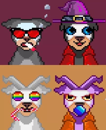 İ got this 4 Goatz from @MoonGoatzxyz  Collection 🌙🐐