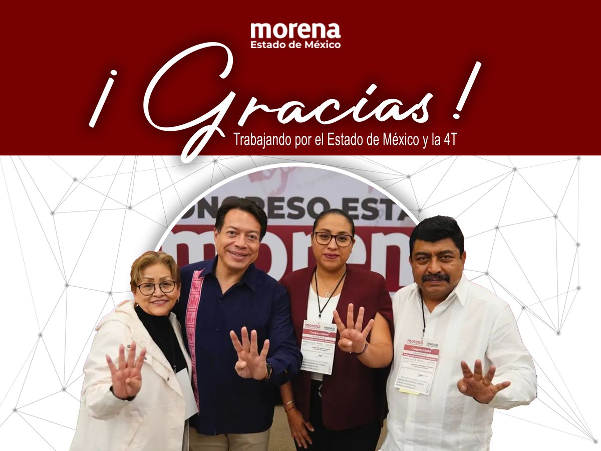 Gracias!!!! Vamos por el #EdoMéx y la #4ta transformación!!!