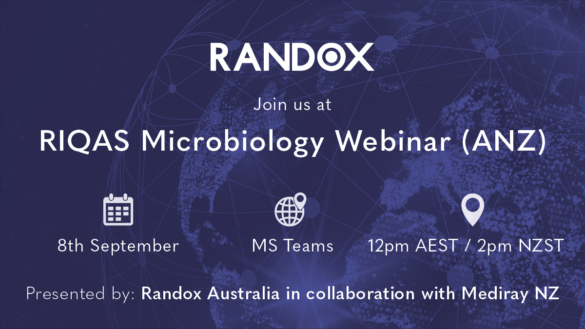 MedirayNZL's tweet image. Don't miss the webinar by @RandoxOfficial this Thursday at 2 PM NZST. 

Learn about RIQAS reporting techniques and how you can receive a true depiction of your Microbiology laboratory performance.

&amp;gt;&amp;gt; Join below &amp;lt;&amp;lt;
linkedin.com/events/6972398…

#clinicalmicro #EQA #Randox #RIQAS