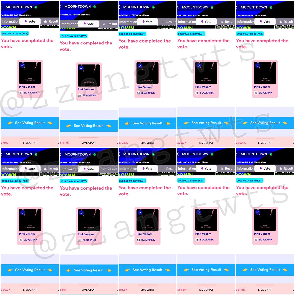 - 10 votes for blackpink 🎉
#zzanggives