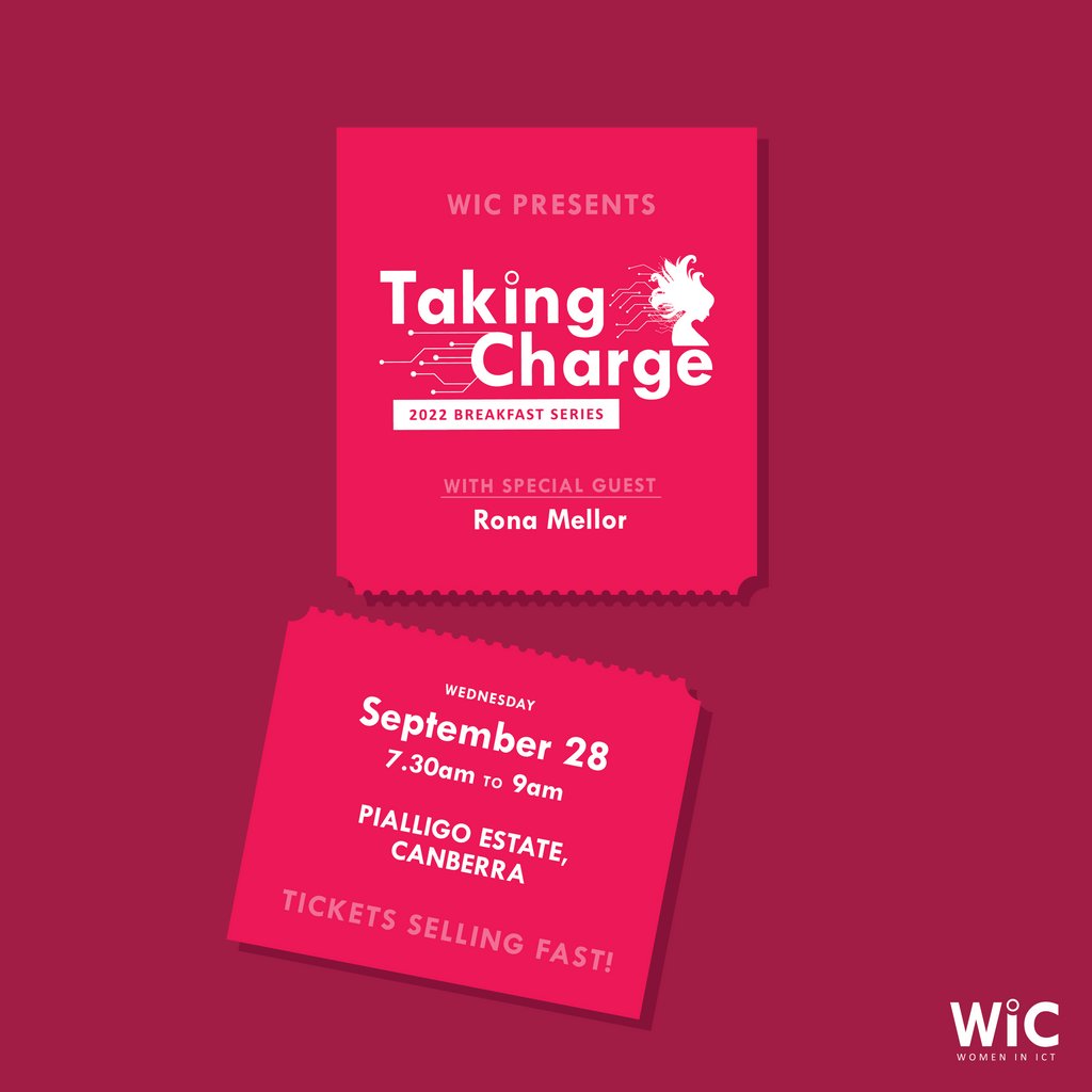 WomeninICT's tweet photo. Start your day on a positive note with the next instalment of our Breakfast Series, with special guest Rona Mellor PSM!

🎟️⁠ Tickets available here: https://t.co/lw5dyiqTaP

#wic #womeninict #womenintech #breakfastseries #takingcharge #networking #canberra https://t.co/uQ3soZQMiW