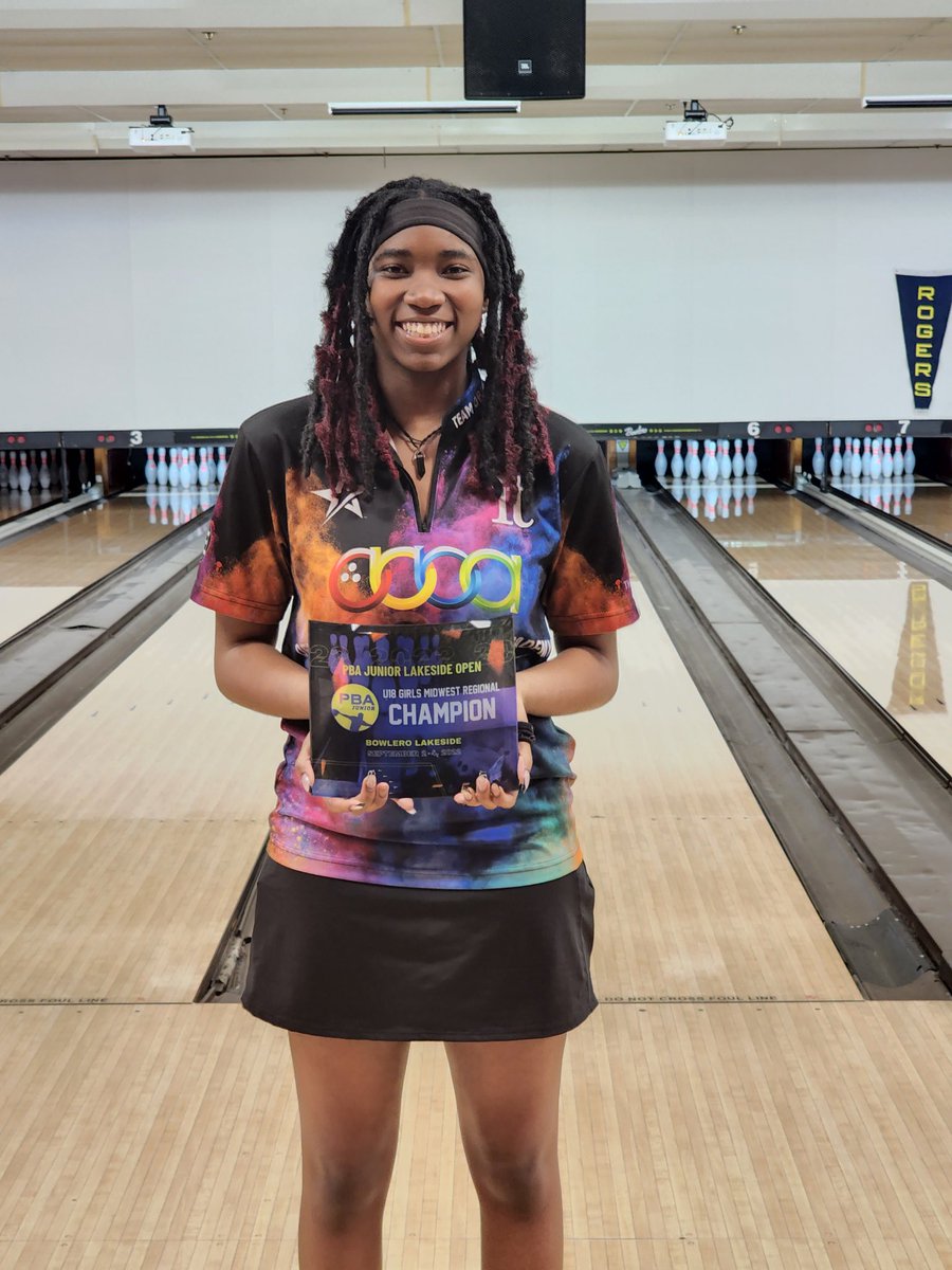 PBA Jr Lakeside Midwest Regional Champion 🎳.