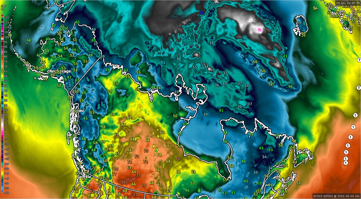 WilliamScherer3's tweet photo. @mjasandoval Found it. Cool air around the pole and great lakes.
Recall, last year we had to wait until December to see our first snow. This year, we may have to wait until next year, January, to see our first snow. I'm not kidding.
Time will tell. #NoFall #SummerSucks #COwx #WYwx #UTwx https://t.co/trxI5WVA12