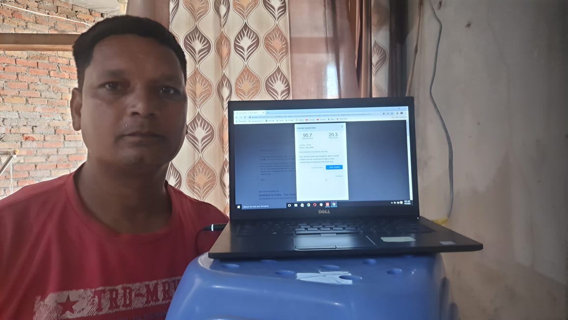 LokalEmpower's tweet photo. Internet services made live through Bharatnet by our 
@LokalPartner
 Chamandeep Singh in Punjab (Amritsar, Block-Jandiala Guru) 
Welcome onboard! our new subscriber Baljit Gill https://t.co/ROLcSMqwL1