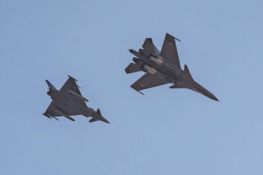 #IAF
Pitch Black 22 exercises

Joint flights of the Su-30MKI fighters of the Indian Air Force and the Eurofighter Typh
oon of the German Air Force took place.