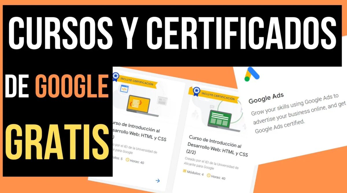 NavisCode's tweet photo. Es posible formarte gratis y además obtener certificaciones de Google

Aquí te dejo un video de 4 minutos donde puedes ver como

📽️https://t.co/SSvcccqNJN https://t.co/Rc4TJ9dylK