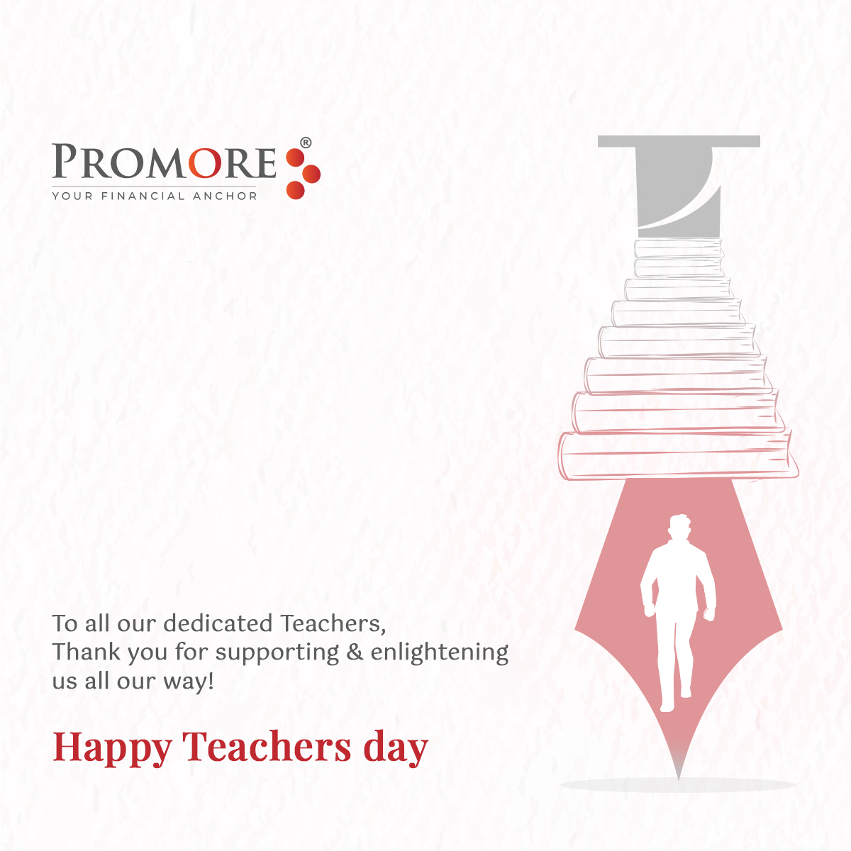 ProMoreFintech's tweet photo. Teachers are the epitome of strength and patience.
Wishing all the teachers immense joy, happiness, & prosperity!
Happy Teachers Day!
#ProMoreFinance #ProMore #TeachersDay #TeachersDay2022 #Teachers #5september #ThankYouTeachers https://t.co/o9yGYPxOi5
