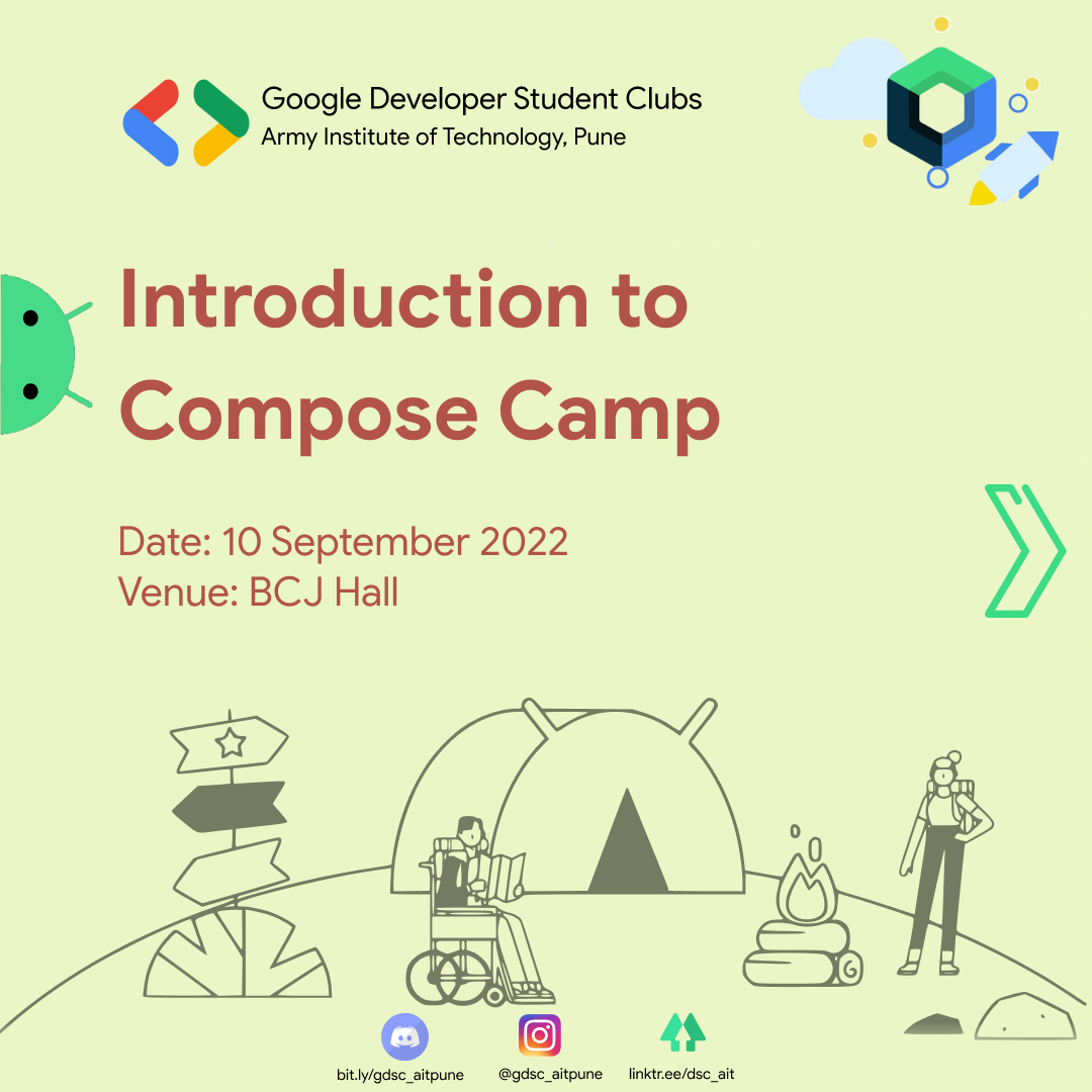 dsc_ait's tweet photo. Google Developer Student Club AIT  is proudly presenting Compose Camp 2022-23.👋

#composecamp #android #google #kotlin #googledevelopers #ComposeCamp #composecamp2022 #googledeveloperstudentclubs #androiddeveloper #study #build #create #androiddeveloper #kotlindeveloper #code https://t.co/qQcGN332Bm