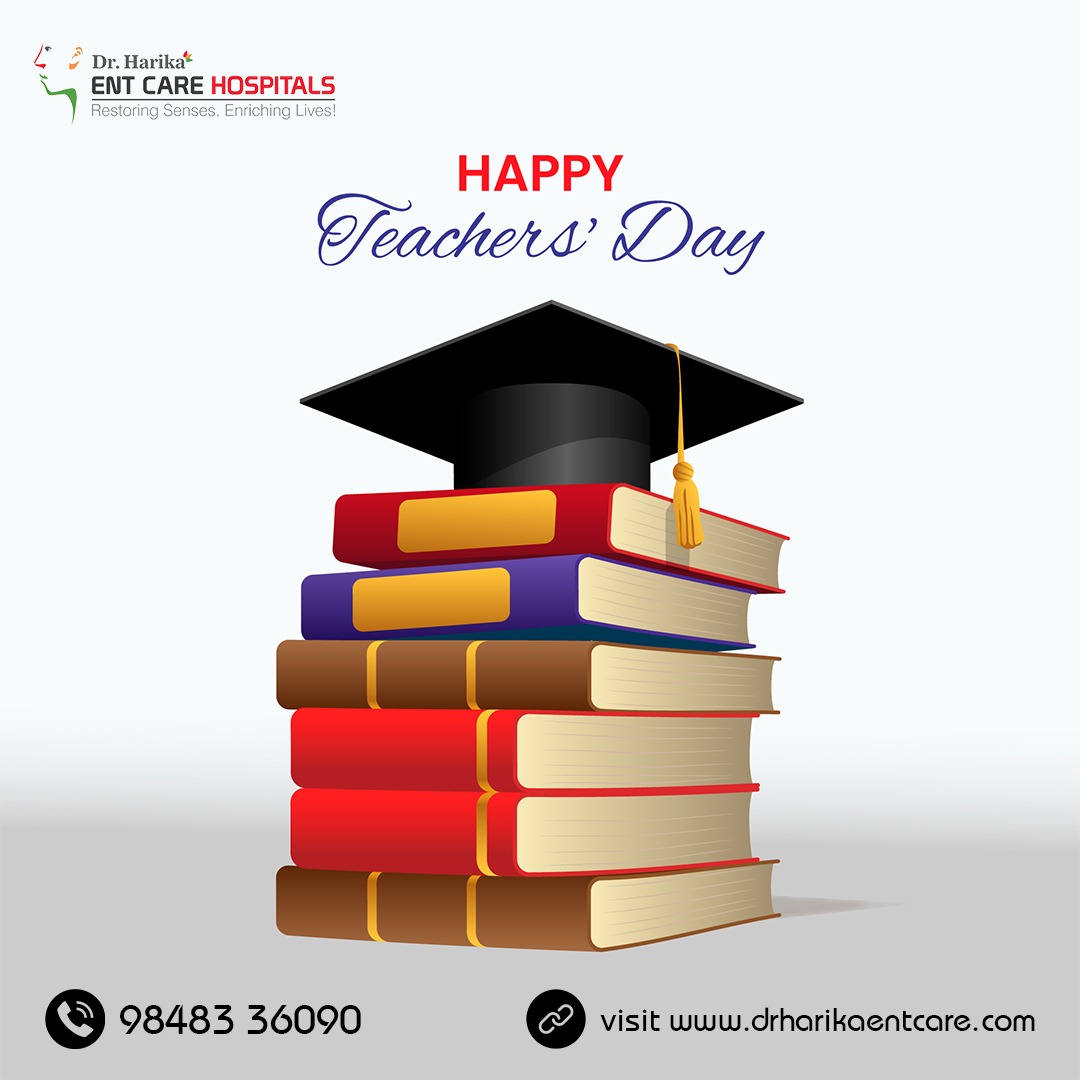 EntHarika's tweet photo. Teachers make the doctors Happy teachers day Dr Harika ENT Care hospitals
Branches at 
Chandanagar| Vanasthipuram| Gachibowli
 
Contact Us @ 9848336090 or visit https://t.co/AjTZJpIuTc

#earhospital #drharikaent #entcare #throathospital   #happyteachersday #teachertraining https://t.co/8ygH3OnGND