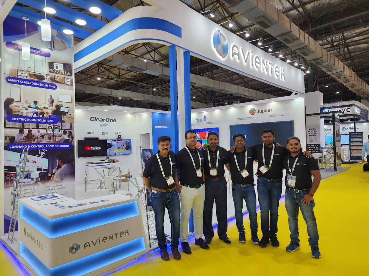 avientekedu's tweet photo. We're Ready, Come and Visit us at the Avientek booth at InfoComm India. Explore a wide range of AV products and solutions from world prominent AV brands.

Visit our Booth No: E41

#avientekindia #avcompany #audiovisual #videocollaboration   #india #infocommindia #infocomm22 https://t.co/uXSw9UQWy0
