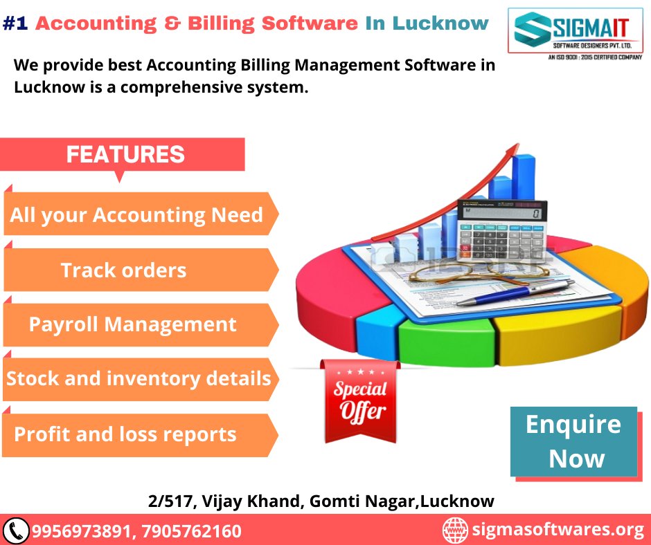 Sigmaitofficial's tweet photo. One of the best accounting and billing software in India. It helps you manage your payables and receivables, collaborate with employees, and automate your workflows.
Call Us: +91-9956973891 | +91-7905762160
#billingandaccountingsoftwar #sigmaitsoftwares https://t.co/KT9kbDbIM2