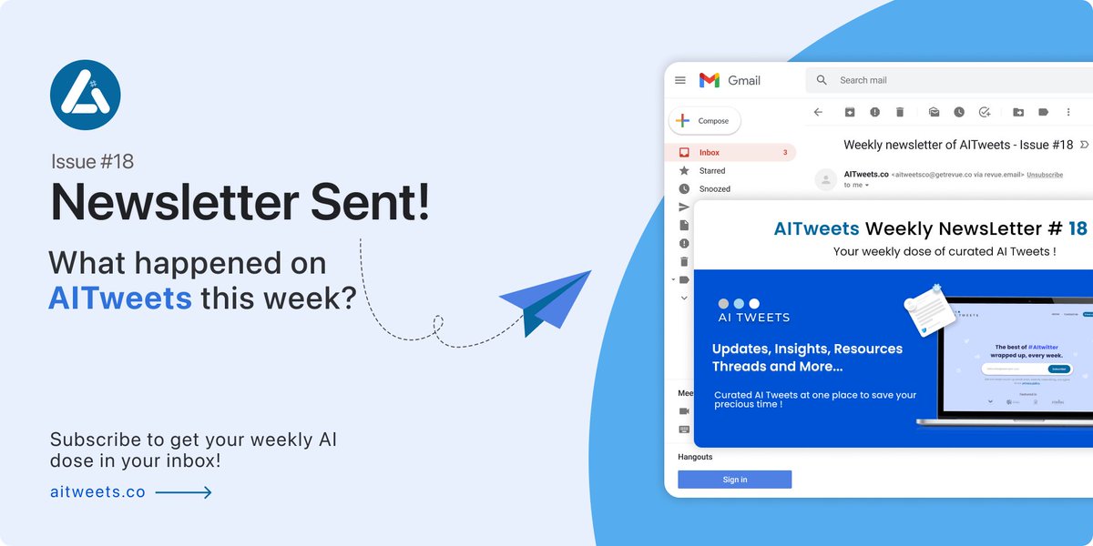 AITweetsco's tweet photo. Learn what's new in the AI world. ✉️

Follow the link to learn about the latest open source library #GraphXAI, and click subscribe to have every update regarding Artificial Intelligence in your inbox!

✅ Subscribe now: https://t.co/WGlJ49cqaN ✅

#machinelearning #ai https://t.co/m3BQW3bLS5