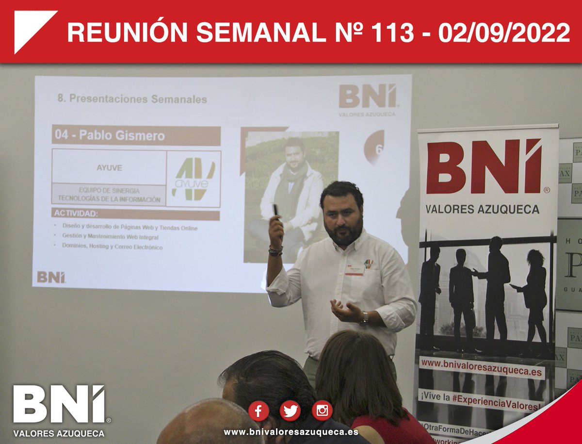 BniValoresAzu's tweet photo. #ReuniónSemanal
Tras un agosto abiertos por vacaciones, éstos son los números obtenidos:
💬 4⃣0⃣ #OportunidadesDeNegocio
💶 1⃣6⃣.5⃣0⃣0⃣ € de #NegocioGenerado
▶https://t.co/poRx17cjOu
🌟¡Vive la #ExperienciaValores!🌟
#SéValores #NetworkingAzuqueca #OtraFormaDeHacerNegocios https://t.co/iaTGQK3XZ7