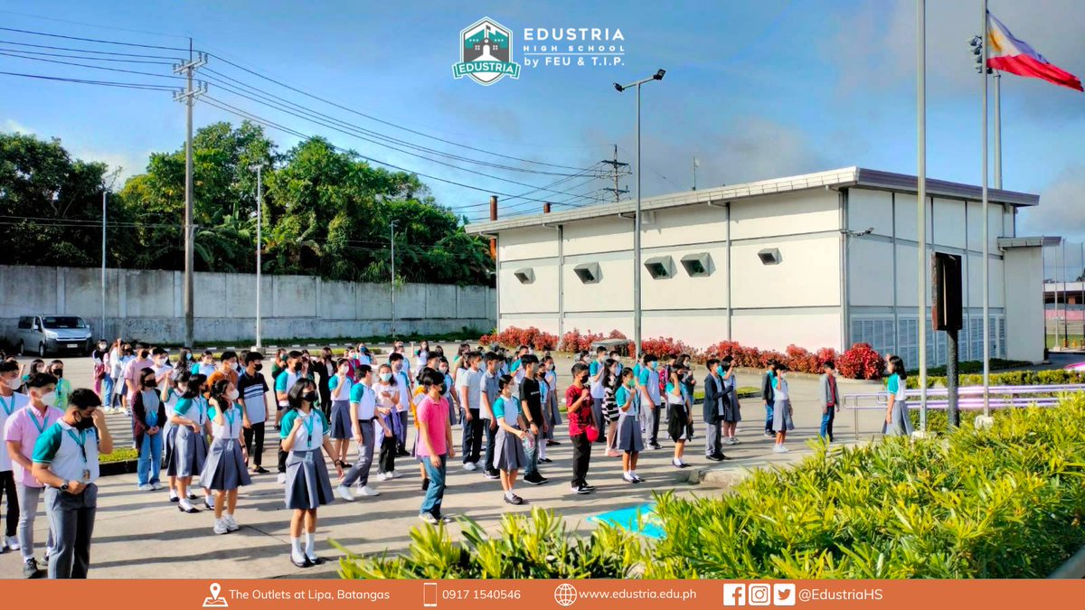 EdustriaHS's tweet photo. Starting the week right with prayer and morning exercises.
#LifeReady
#EdustriaHighSchool
#DynamicTeachingAndLearning
📱 0917-154-0546
🌐 https://t.co/1MZMohyrW3
📍The Outlets at Lipa https://t.co/zEgjE1IEXJ