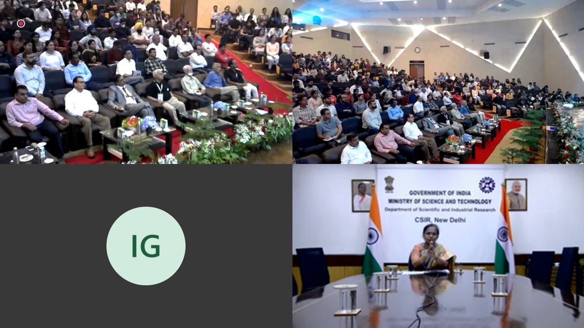 IHBT_Seminars's tweet photo. Hon'ble Director General Dr. N. Kalaiselvi, addressing the assembley in 6th Student Seminar Series - 2022.
Join the meeting here :
https://t.co/FTjYl5BWcB
#seminar #event #csir #dgcsir #india #palampur 
@CSIR_IND @CSIR_IHBT @dgcsirIndia https://t.co/DAndTOe5oC
