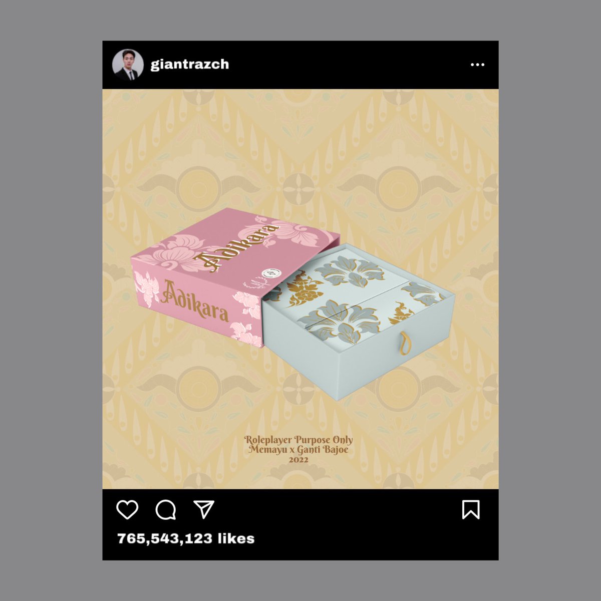 persuaslf's tweet photo. ㅤㅤ

𝙜𝙞𝙖𝙣𝙩𝙧𝙖𝙯𝙘𝙝 𝗶𝗻𝘀𝘁𝗮𝗴𝗿𝗮𝗺 𝗽𝗼𝘀𝘁 
━━━━━━━━━━━━━

Hari ini dapat kiriman paket! Produk ini merupakan special collab dari Memayu x Ganti Bajoe yang dinamakan ADIKARA. Terdiri dari berbagai macam produk yang pastinya keren-keren! ...𝒎𝒐𝒓𝒆

ㅤ https://t.co/eTr4L9sME7
