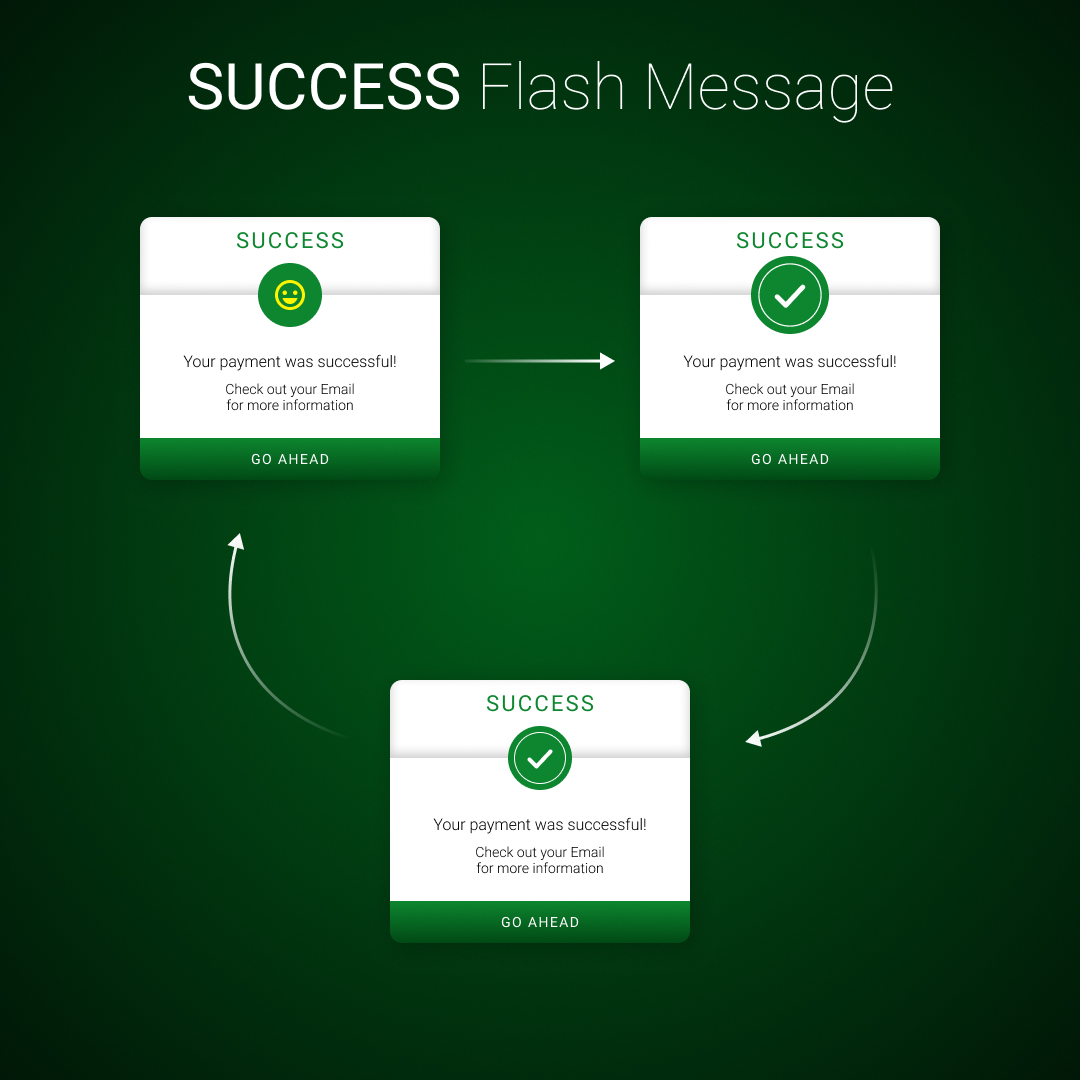 amal_joym's tweet photo. DAY 14
FLASH MESSAGE MICRO-ANIMATIONS
Flash messages are a means of communicating messages to the end user from inside of an application.

For Animation Visit: https://t.co/lzXhSXz3js
 
Come let's #create #designX #DailyUI #flashmessage #uidesign #ux #ui #uiux #figma https://t.co/pLnpBfZP7r