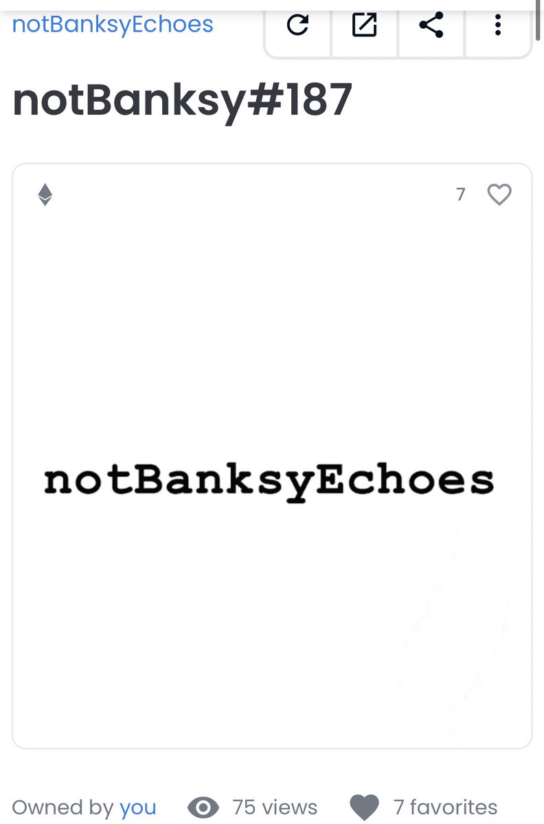 majerkness's tweet photo. I’ve been holding a unreavealed @notBanksyEchoes for (5 months)….when we we will see the real thing 👀 https://t.co/rfz4JZ2PMh