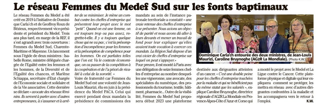 Balazuc2's tweet photo. Lancement du réseau #femmesdumedef à la #REF 👏
Le #medefvar bien représenté 👍
#mireillekennel
#sanjapuric
#clairerouyer
#UPV
#varmatin du 5/9/2022 https://t.co/syGFjr7JFX