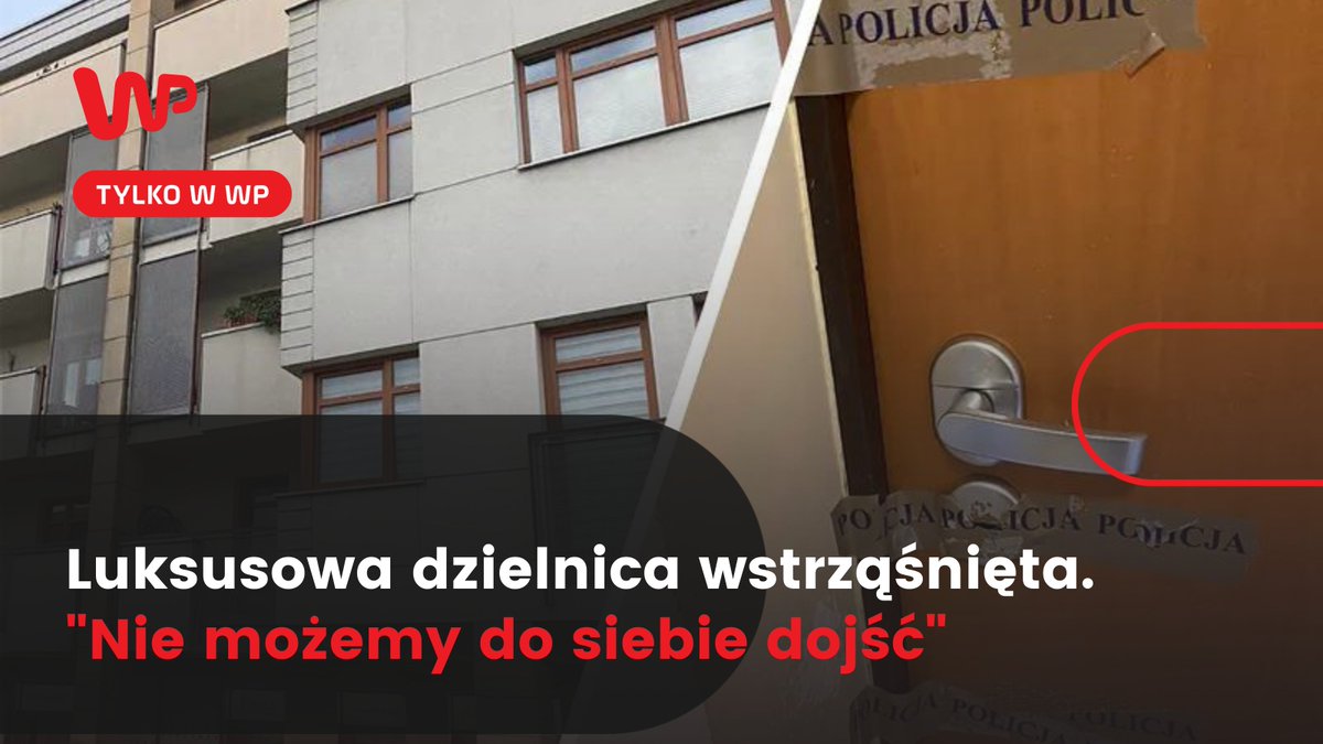wirtualnapolska's tweet photo. 🗞️ https://t.co/8gRnF61FxJ
Brutalne morderstwo w prestiżowej dzielnicy w #Warszawa. W nocy z soboty na niedzielę mieszkańców bloku przy Alei Wilanowskiej obudziły światła policyjnych kogutów. Dopiero rano dotarło do nich, jaka tragedia się wydarzyła
✒️ Mateusz #Dolak https://t.co/tODJzZ4Yeo