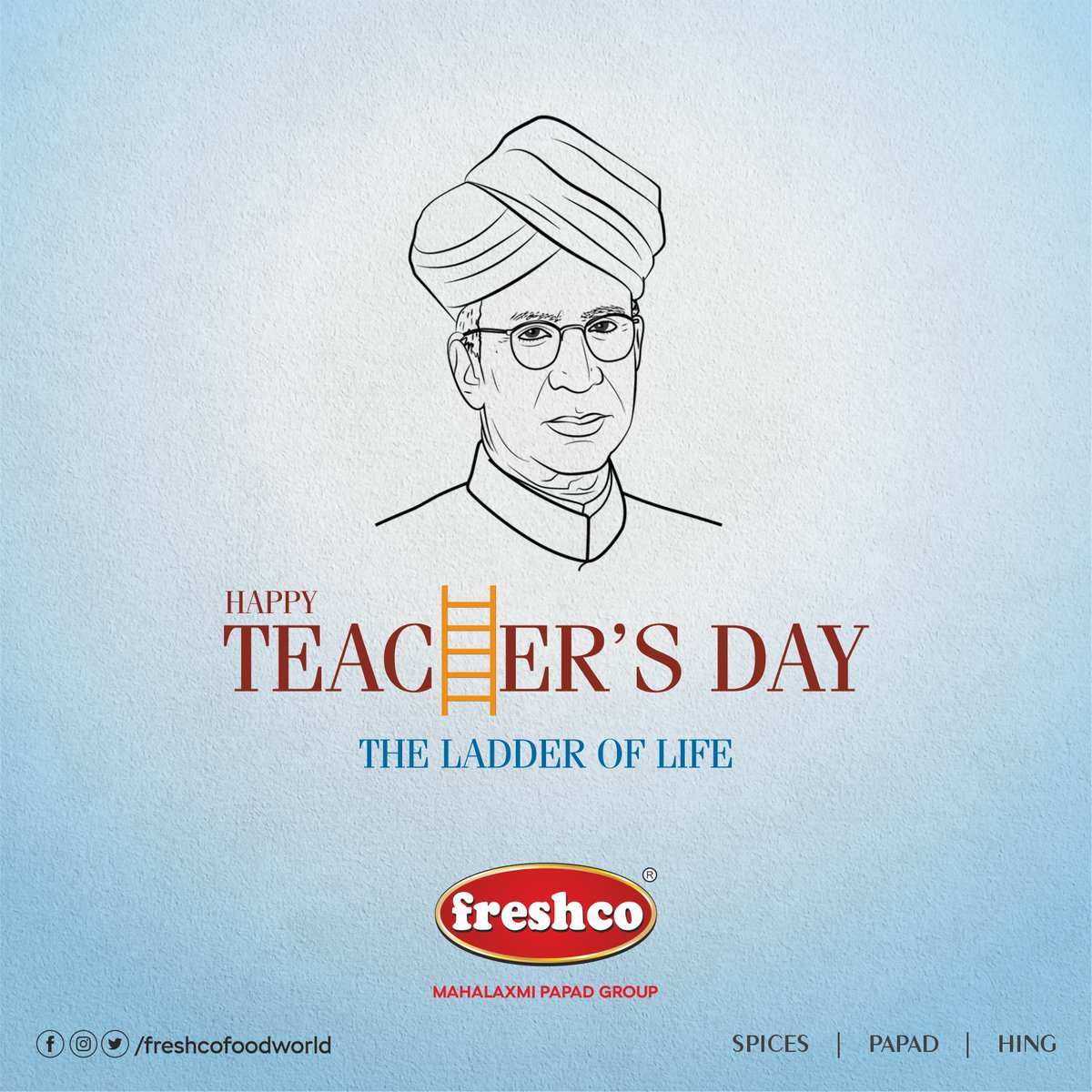 FreshcoFood's tweet photo. THE LADDER OF LIFE
#happyteachersday

#TearchersDay #teacher #Guru  #teachersdaycelebration❤️ #ladderoflife #FreshcoFoodWorld #Freshco #Spices #Papad #Hing https://t.co/30YCyxhoJn