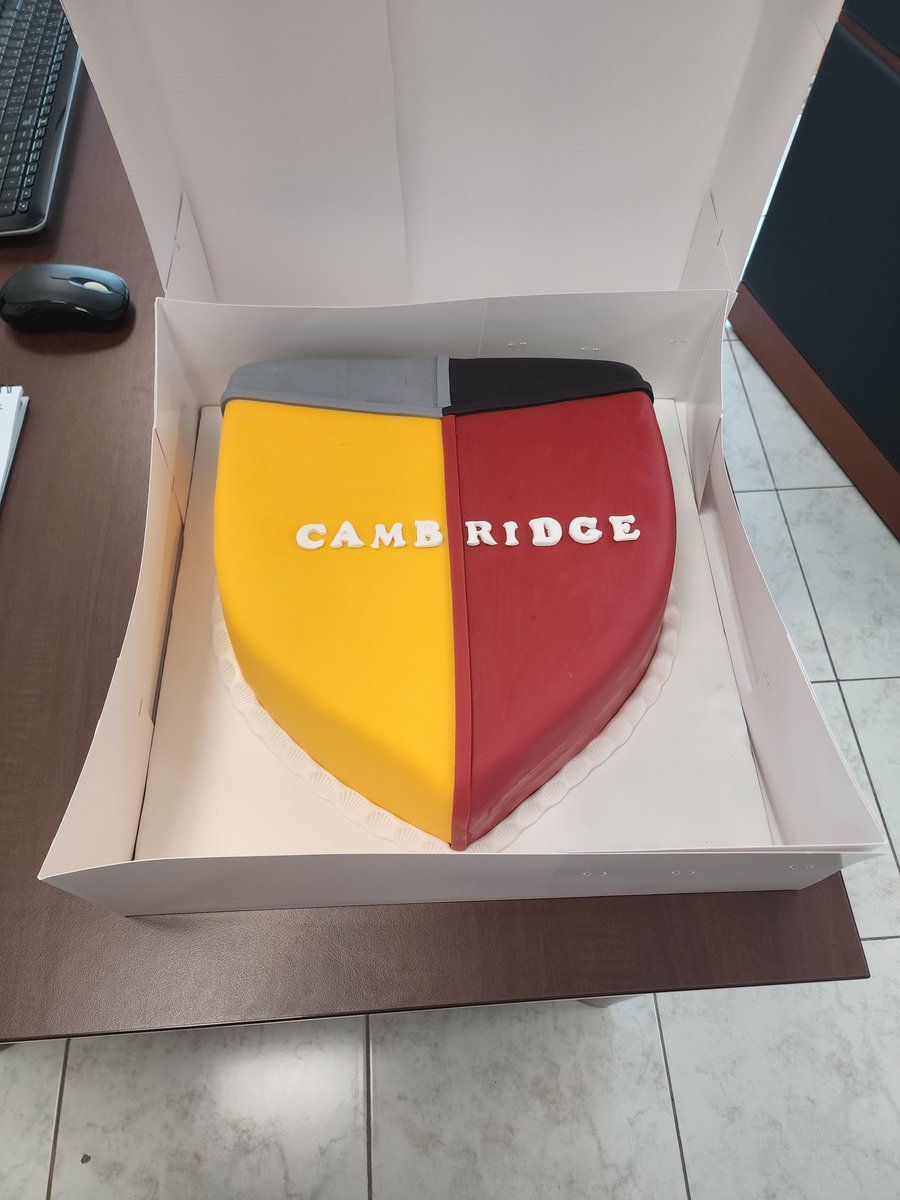 A beautiful "welcome to Cambridge International School" cake received today from one of our wonderful parents and her daughter. I am very touched by the generosity and warmth of this gesture <a href="/GEMS_ME/">GEMS Education</a>