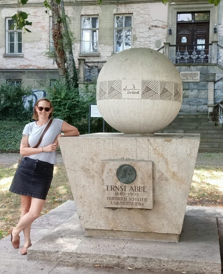 swaldenwebb's tweet photo. Still settling in and finding my feet, but jees is it exciting for a little girl from Ipswich to be in amongst this history. So excited for all the cool research to come at @UniJena https://t.co/qXki8xPKcn