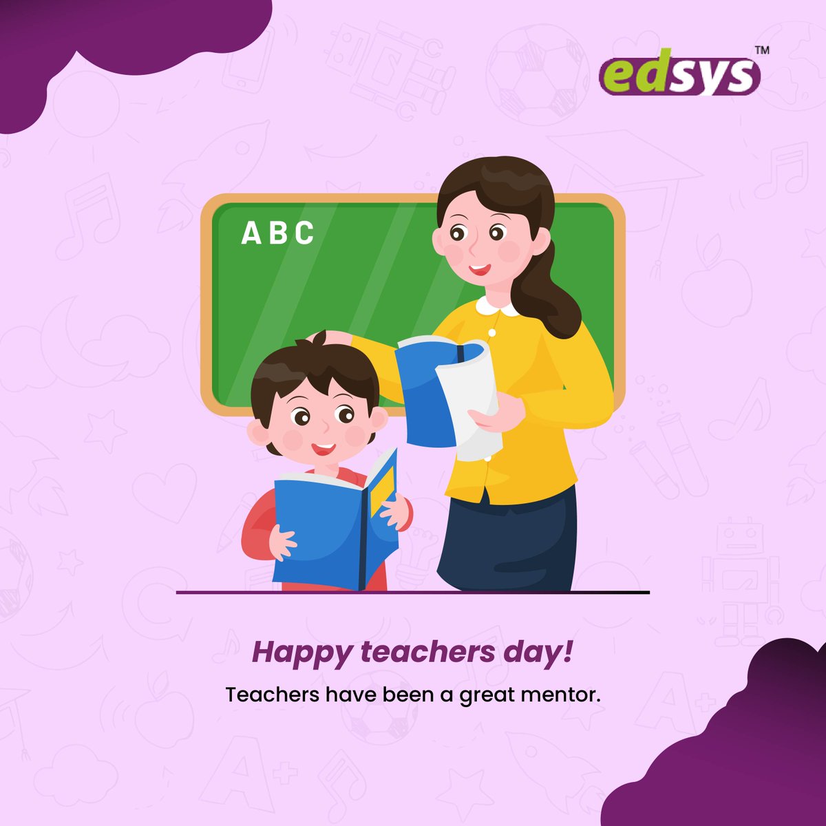 EdsysEducation's tweet photo. Teachers - they ignite your minds, fill you with knowledge and bring out the best in you! They are the inspiring superheroes, may be less acknowledged. To all teachers around the world, Happy Teacher’s Day....https://t.co/r6O5fKWpzq
#happyteachersday #HappyTeachersDay2022Happy https://t.co/Sey3eJWAWK