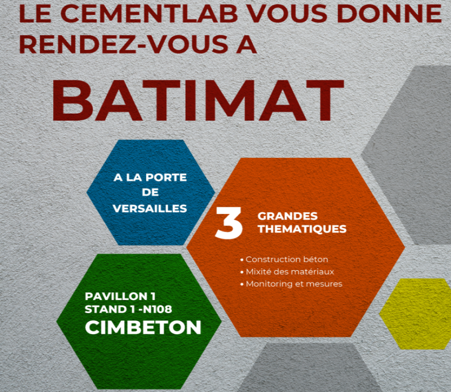 FranceCiment's tweet photo. #CementLAB à BATIMAT 
🏗️ #Construction_béton 
📅 Mardi 04/10 🕙 10h-11h
Avec
🎤 #ConcreteDispatch 
🎤 #Converge 
🎤 #Brextor 
Détails #start-ups❔ 👉 https://t.co/fJv7ykat2j

@EqiomGroupeCRH  | @HDCement_France | @LafargeFrance | @GroupeVicat | @impulse_labs  @Batimat https://t.co/TOWnCoKmaw