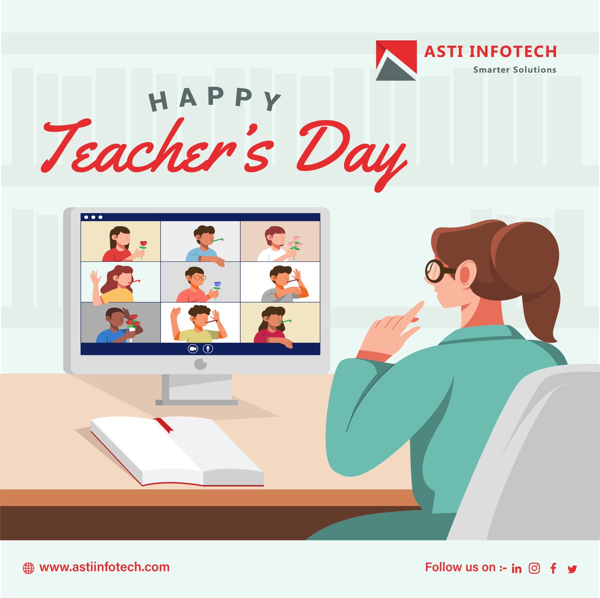 Astiinfotech's tweet photo. Heartfelt gratitude to all the #teachers who have sown the seeds of Creativity and Innovation in each one of us.

We wouldn't be here today, without you.

#TeachersDay #शिक्षक_दिवस #सर्वपल्ली_राधाकृष्णन https://t.co/zZHXoqehHi