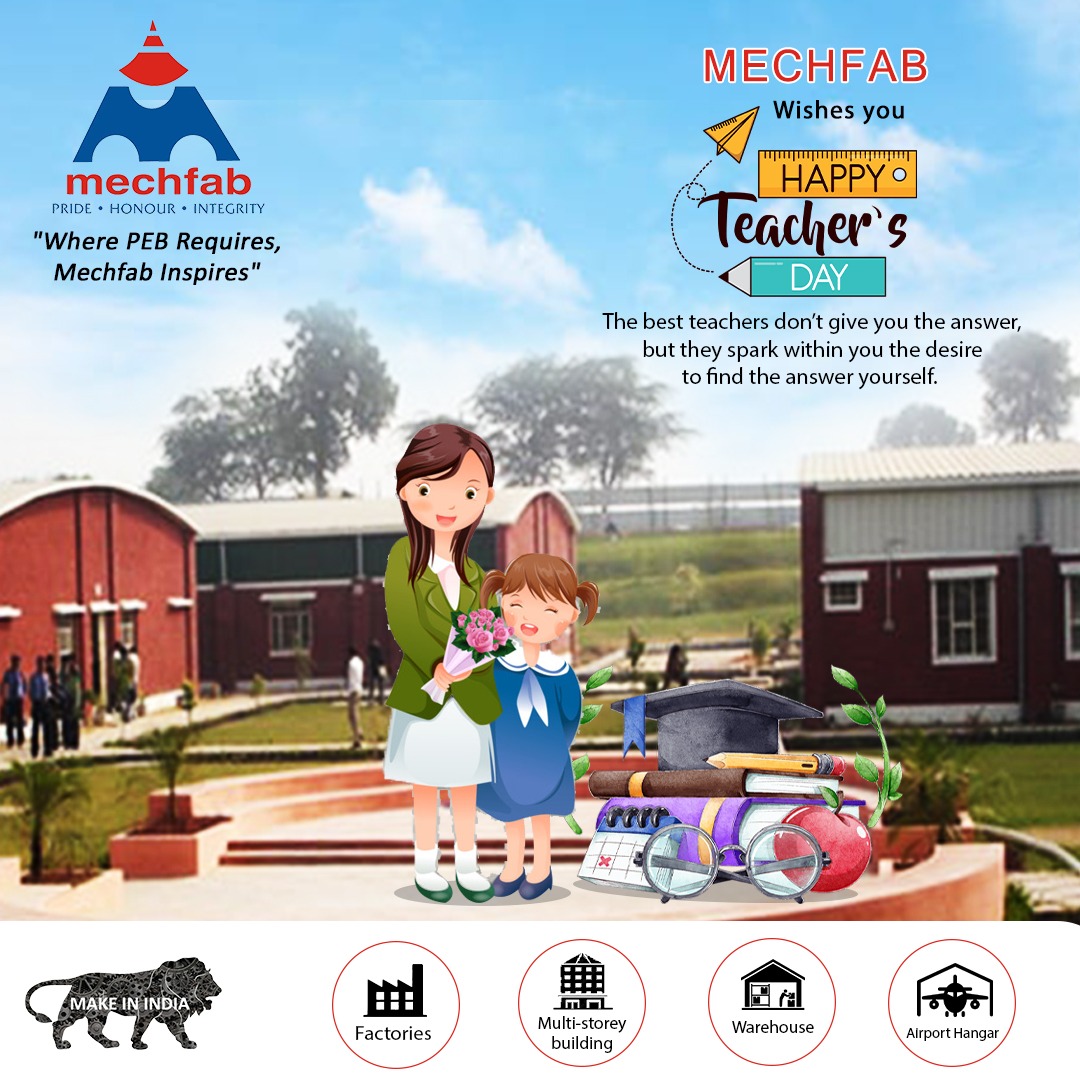 Mechfab2's tweet photo. #Mechfab Wish "HAPPY TEACHER'S DAY" to all.

Gurur Brahma Gurur Vishnu
Gurur Devo Maheshwarah
Guru Saakshaata Parabrahma
Tasmai Shri Guruve Namah

Learn More: -
Website:- https://t.co/qaCf0WbA1I
Youtube:- https://t.co/FdFZRBnRLH
Linkedin:- https://t.co/YxwFBcrwNN https://t.co/JgcrBihzMf
