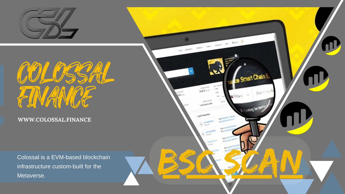 ColossalFinance's tweet photo. Colossal Finance ( $CSL ) profile has been officially updated successfully on BscScan.

Link🔗https://t.co/7GUTFmdyAn

#CSL #Colossal_Finance #Crypto #cryptocurrency https://t.co/5SQs3TQP0U