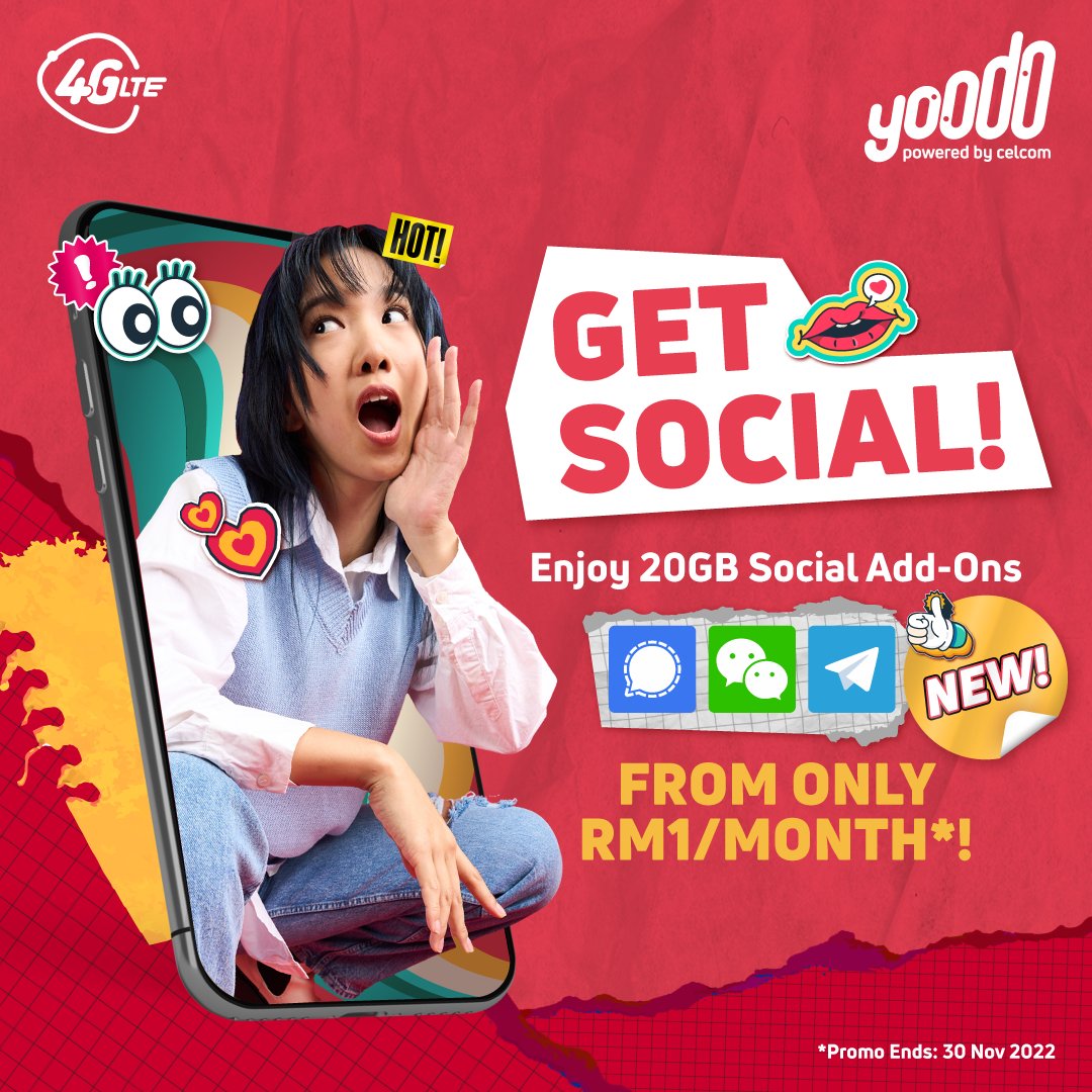 yoodoMY's tweet photo. Tap until your thumbs lebam, day and night😌
From ONLY RM1, you can send up to 7 MILLION instant messages!
Now your family and friends will never forget you exist. 😏
#yoodoitbetter https://t.co/dMWdN4CKM1