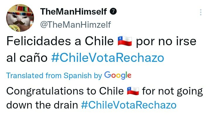 congratulations to chile 🇨🇱
#ChileVotaRechazo 
#ChileNoCaera