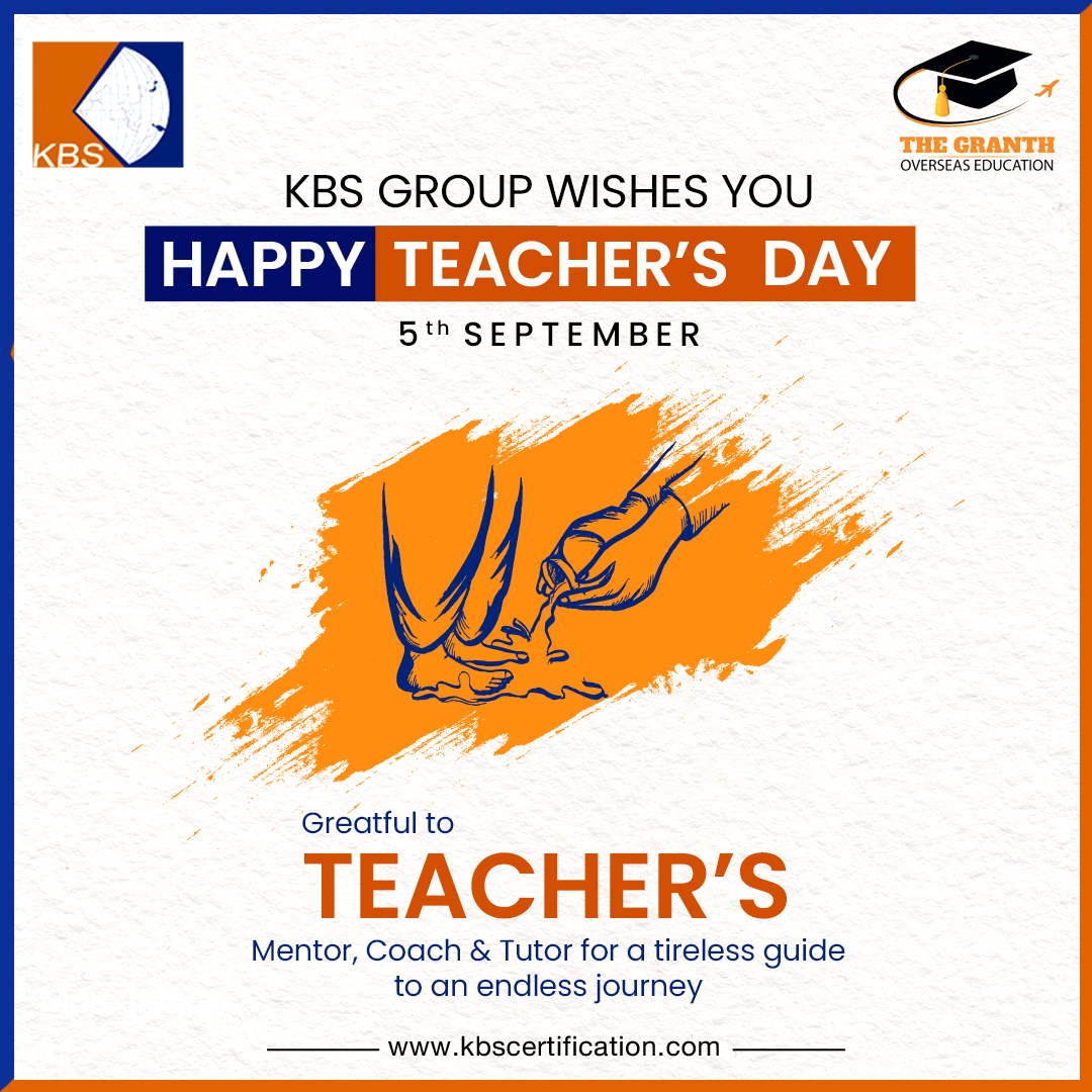 kbs_pvt_ltd's tweet photo. Words can never pay for the knowledge tutor have given us, words can never tell trainers how acknowledged we students are to have them as teachers.
Happy Teacher's Day!
#teachers #teachersday #happyteachersday #tutor #kbstrainer #kbstraining #KBSACADEMY #kbscertifications https://t.co/6t5jSuwkzP