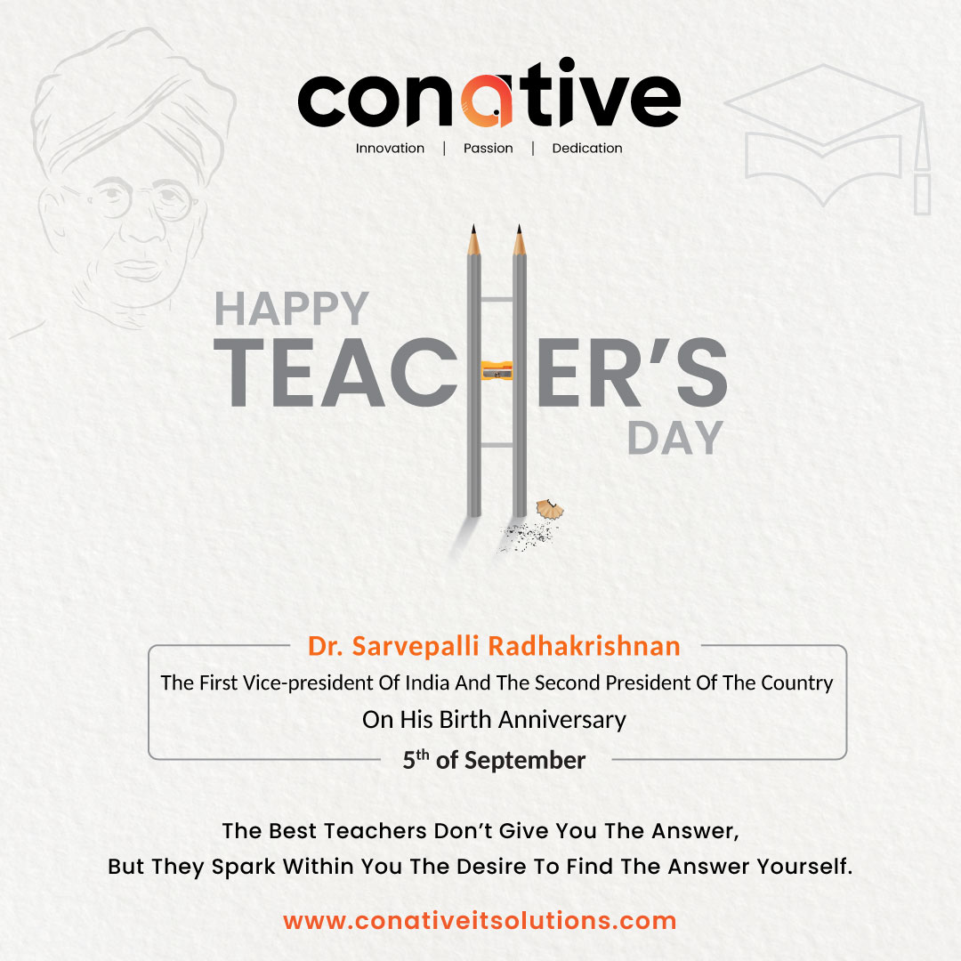 CITSINDORE's tweet photo. Happy Teacher's Day to you! Your wisdom, dedication and kindness will always lead us on the right path and inspire us to be better human beings.

Wishing all of you a  Very Happy Teachers Day !! 😇🙏✨🎁

#teachersday #conative #conativeitsolutions https://t.co/kr6hO2W8WF