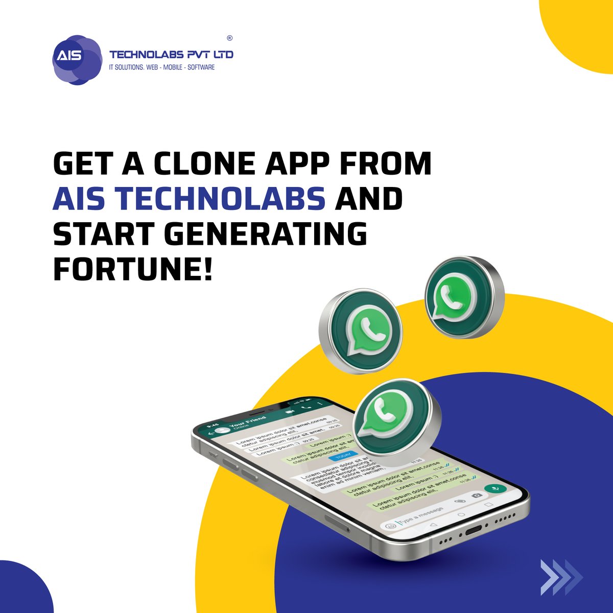 aistechnolabs's tweet photo. AIS Techno labs we offer the best ICT solutions with a specialty in WhatsApp clone source code. Based app development, and also we hire Xamarin Developer who could help in delivering native Android, iOS, and Windows apps with a single shared.

#WhatsApp #CloneX #cloneapps https://t.co/9WXUEQk6VU