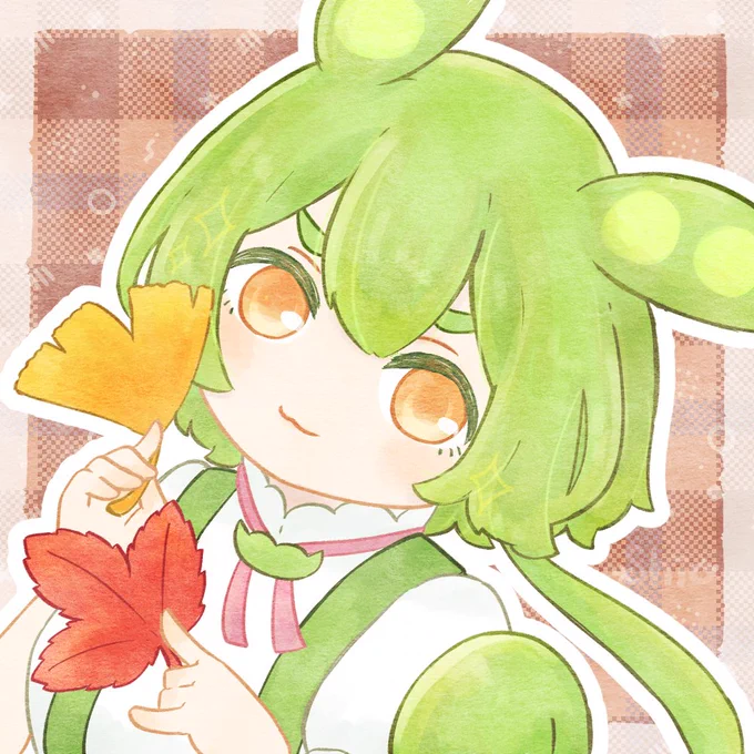 秋のずんだもんなのだ#ずんだもん 