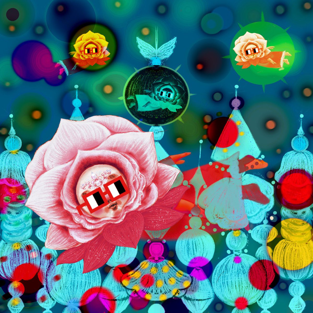 🌎rhythmicalNFT Club X Derivative work🪐
[Joydy X NOUN]

Venus☓Noun
Venus, the goddess of the zero-gravity world, wore Noun's gorgeous glasses!! Welcome to the Zero Gravity World!

<a href="/NounPunks/">NounPunks ⌐◨-◨</a> <a href="/nounsdao/">Nouns.eth</a> <a href="/noun_o_clock/">Noun O’ Clock Live</a>
opensea.io/assets/ethereu…

#rhythmicalNFT #CC0  #Noun #NounSquare