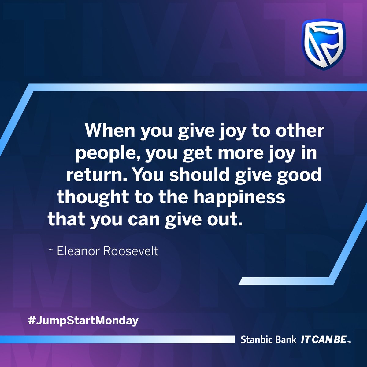 StanbicBankZM's tweet photo. Getting ready for the week ahead!
#JumpStartMonday https://t.co/HYbouYl73p