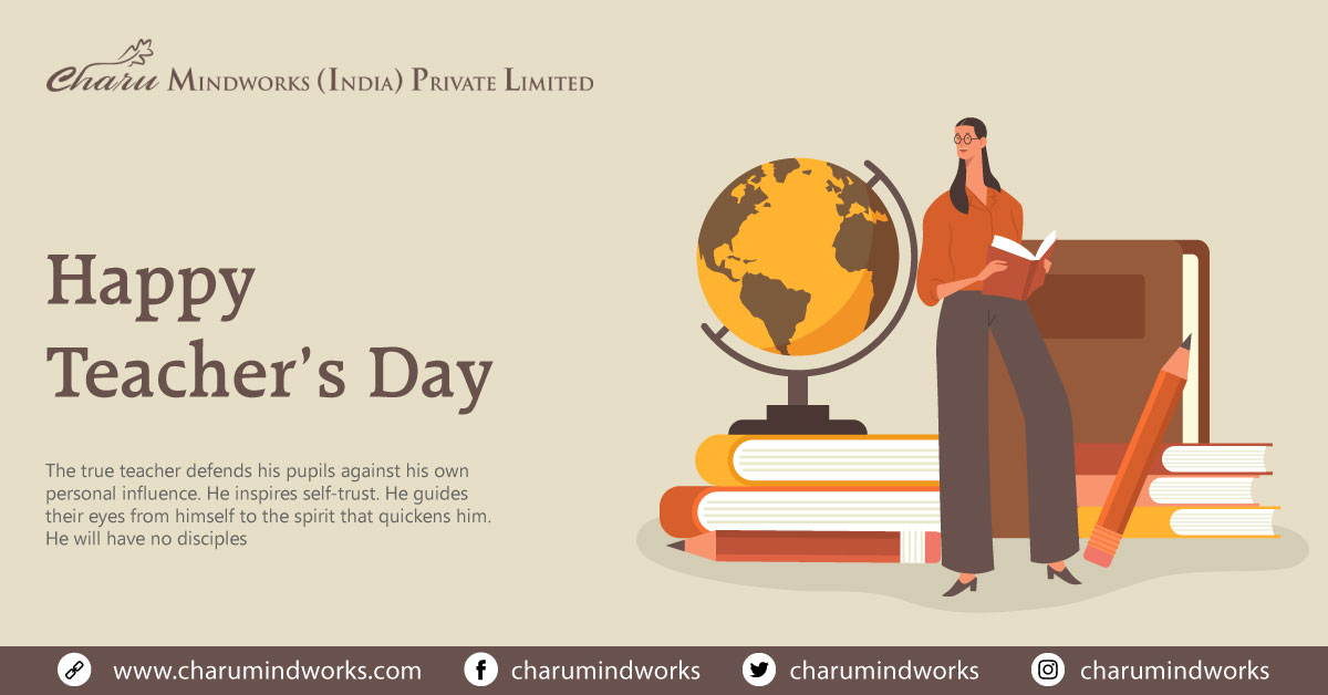 CharuMindworks's tweet photo. Wishing Happy Teacher's Day to all the #Teachers 🙏

And, Tribute to Bharat Ratna Dr. #SarvpalliRadhakrishnan on his Birth Anniversary 🙏

#TeachersDay2022 #सर्वपल्ली_राधाकृष्णन #शिक्षक_दिवस

 🇮🇳 #HappyTeachersDay 🙂 #TeachersDay 

#CMIPL #Charumindworks https://t.co/6EZYpSTpst