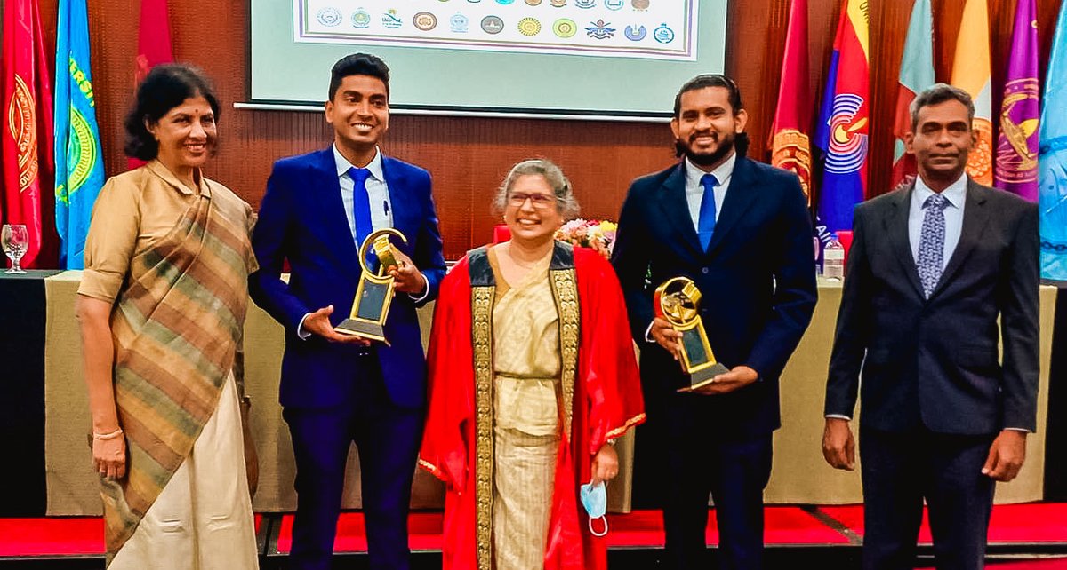 Dr Pradeep Samarasekera, Senior Lecturer in the Faculty of Computing and Technology, University of Kelaniya won the CVCD Excellence Award for the Most Outstanding Inventor