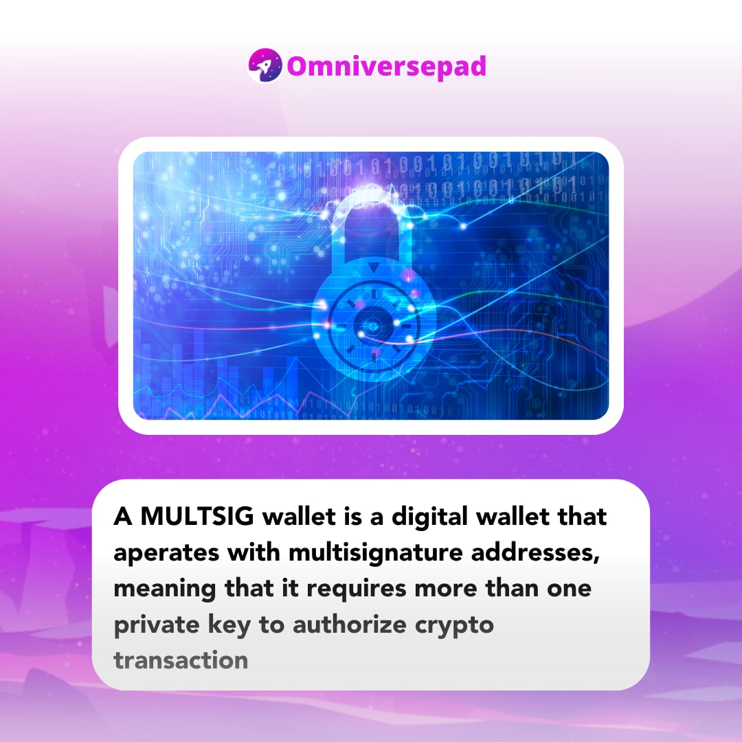 omniversepad's tweet photo. Hi Omnilovers ππ !
As the name clearly implies, multisign wallet are crypto wallets that need multiple signatures.
The signatures are private keys for signing and sending a private transaction with multisig wallets.
#omnieducation #omniversepad #cryptocurrencies #OMVToken https://t.co/HYaTyEG5sC