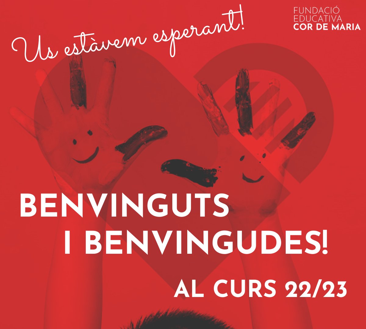 drmasmitja's tweet photo. Benvinguts i benvingudes🤗! Nou curs, noves il·lusions, reptes i esperances que volem compartir amb vosaltres! Iniciem tasques i aprenentatges per aconseguir que els i les nostres alumnes esdevinguin “la persona que ens il·lusiona”. #InspirarEducarEstimar https://t.co/KEJISJZomA