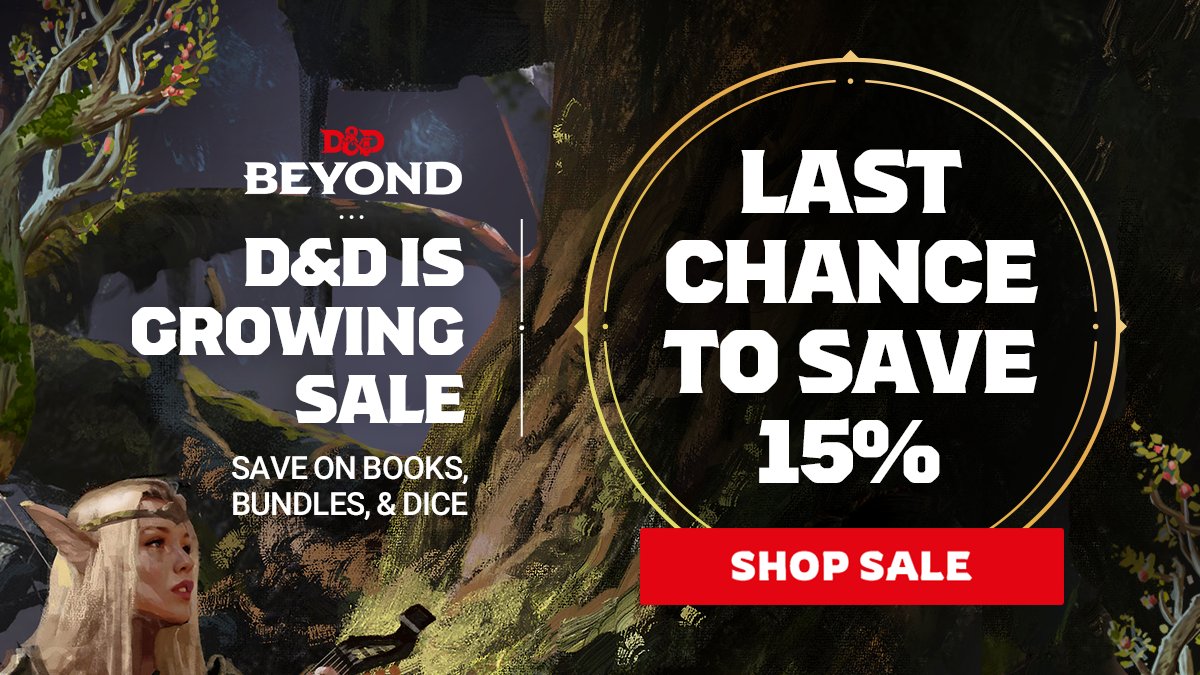 D&D Beyond on Twitter "There is still time to grow your DnD collection! Get 15 off select