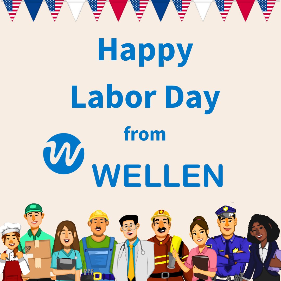 WellenCapital's tweet photo. #HappyLaborDay to our employees, customers and partners. Small businesses like ours can only succeed thanks to your hard work and dedication. Our offices are closed today; we hope you have a great holiday! #laborday #labordayweekend #businesscapital #wellencapital #smallbusiness https://t.co/EYgi73vFkM