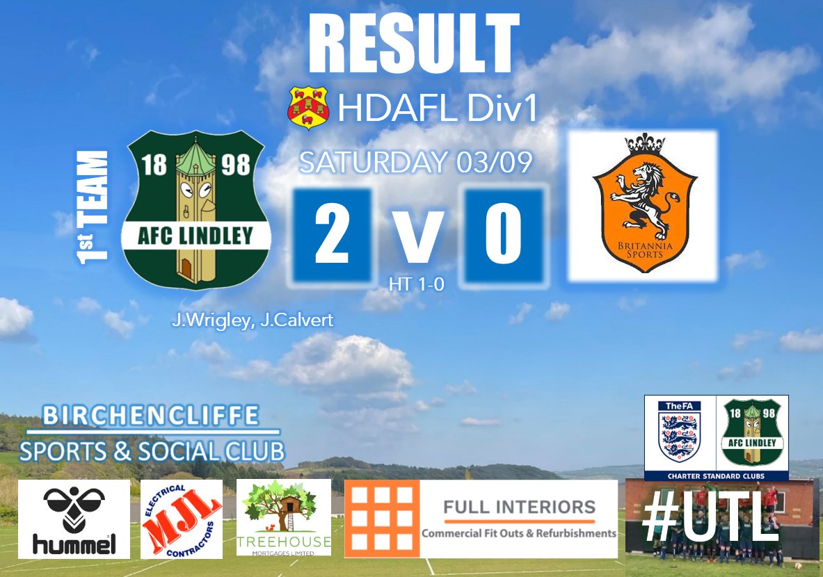 AFCLindley's tweet photo. ⚽ | WEEKENDS RESULTS | ⚽
A couple of fantastic results to kick off the commencement of Saturday football! 
All with a large injury list, some cricketers and a few more not available - to say we enjoyed it would be an understatement!
#UTL 💚 https://t.co/zfXlK7thdr